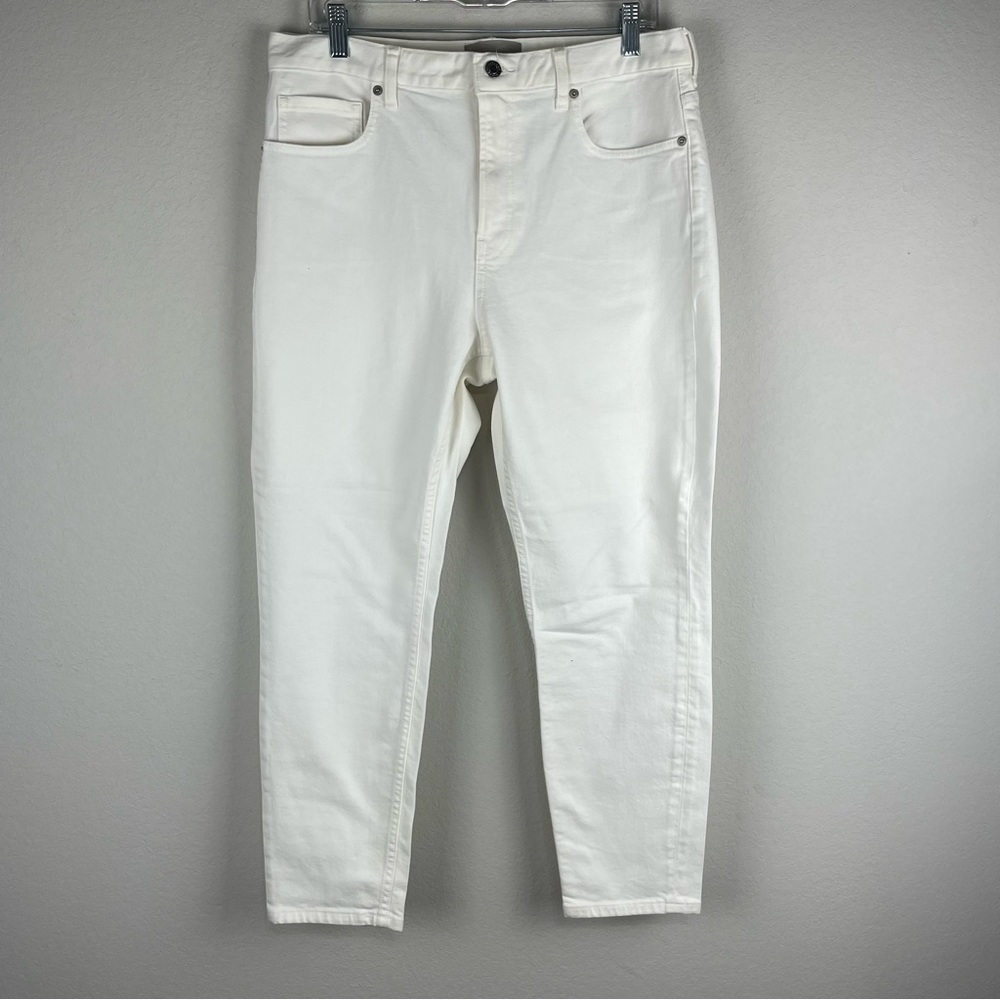 Everlane White High Rise Ankle Jeans Size 32